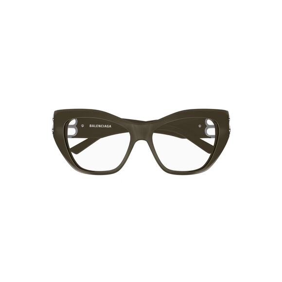 NEW!!! Balenciaga BB0312O 005 Gray Cat-Eye Glasses with Silver BB Logo Authentic main image 10